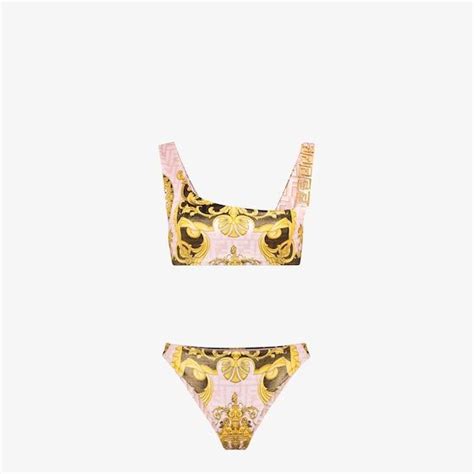 fendi two piece swimsuit|fendi neon bikini.